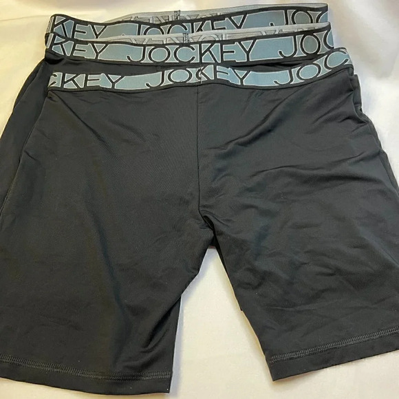 Men's ActiveMicro Midway Boxer Briefs Underwear Black in SIZE LARGE - 3 PAIRS - Picture 3 of 9